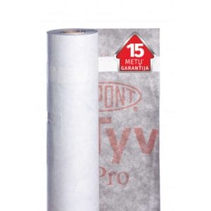 DifuzinÄ— plÄ—velÄ— TYVEK PRO+TAPE, 124g/mÂ², 1 lipnus kraÅ¡tas, 37,5-75mÂ²