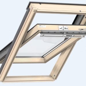Stoglangis Velux GZL 1051, medinis, rankena virÅ¡uje, Ä¯v. dydÅ¾iai